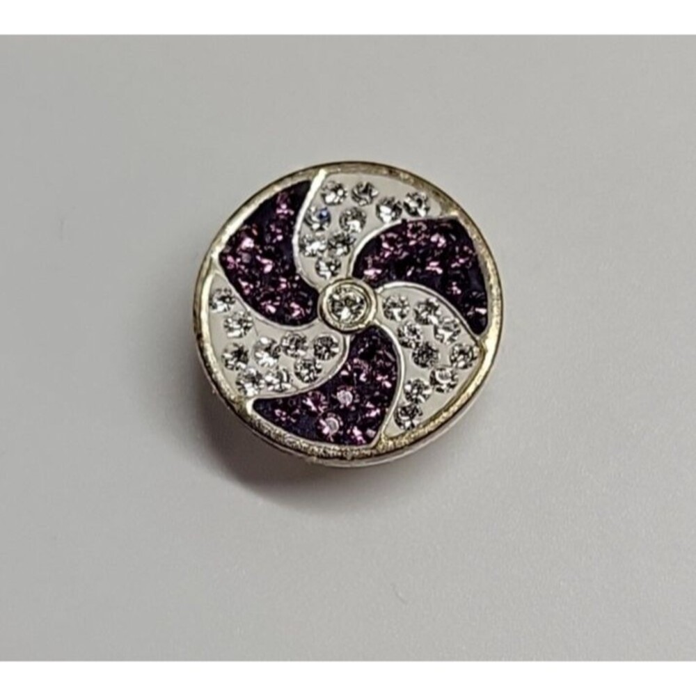 Kameleon Jewelpop Sterling‎ 925 Captivate Purple Swarovski  KJP442